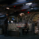 El interior del Halcón Milenario en The Force Awakens.